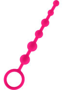 Hustler Silicone Anal Beads 6 Balls 8.25in - Pink